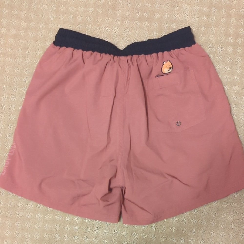 Rust Orange Drawstring Shorts - Picture 3 of 3